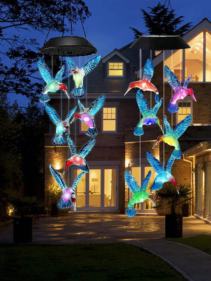 1Pc Solar Wind Chimes Light, Landscape Light, Garden Light Fall Decor House Decor Outdoor Decor