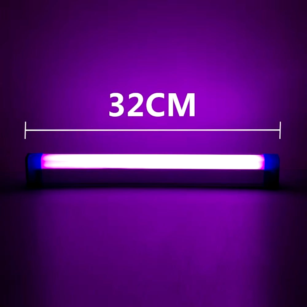 Colorful Tube Light RGB Light 17Cm/32Cm USB Light Night Light Purple Blue Light Stick Room Lamphandheld Hanging Fill Light Photo