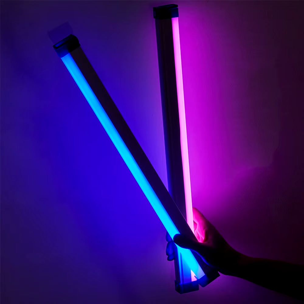 Colorful Tube Light RGB Light 17Cm/32Cm USB Light Night Light Purple Blue Light Stick Room Lamphandheld Hanging Fill Light Photo