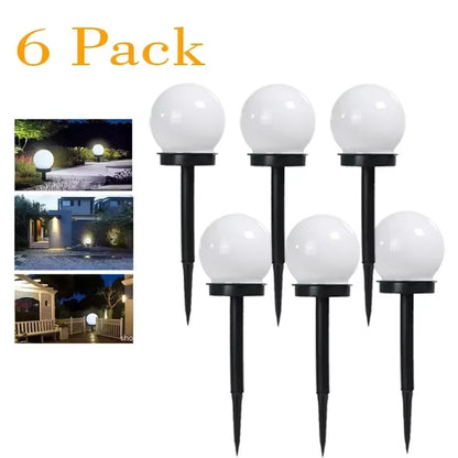 Solar LED Light Outdoor Solar Lawn Light Decor Solar Garden Light White Bulb Lawn Light Street Light Waterproof Garden Light